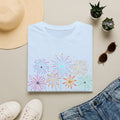 Cute Cat Fireworks T-Shirt — Pusheen Party Graphic Tee