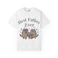 Best Father Ever, Happy Cat Family Graphic Tee